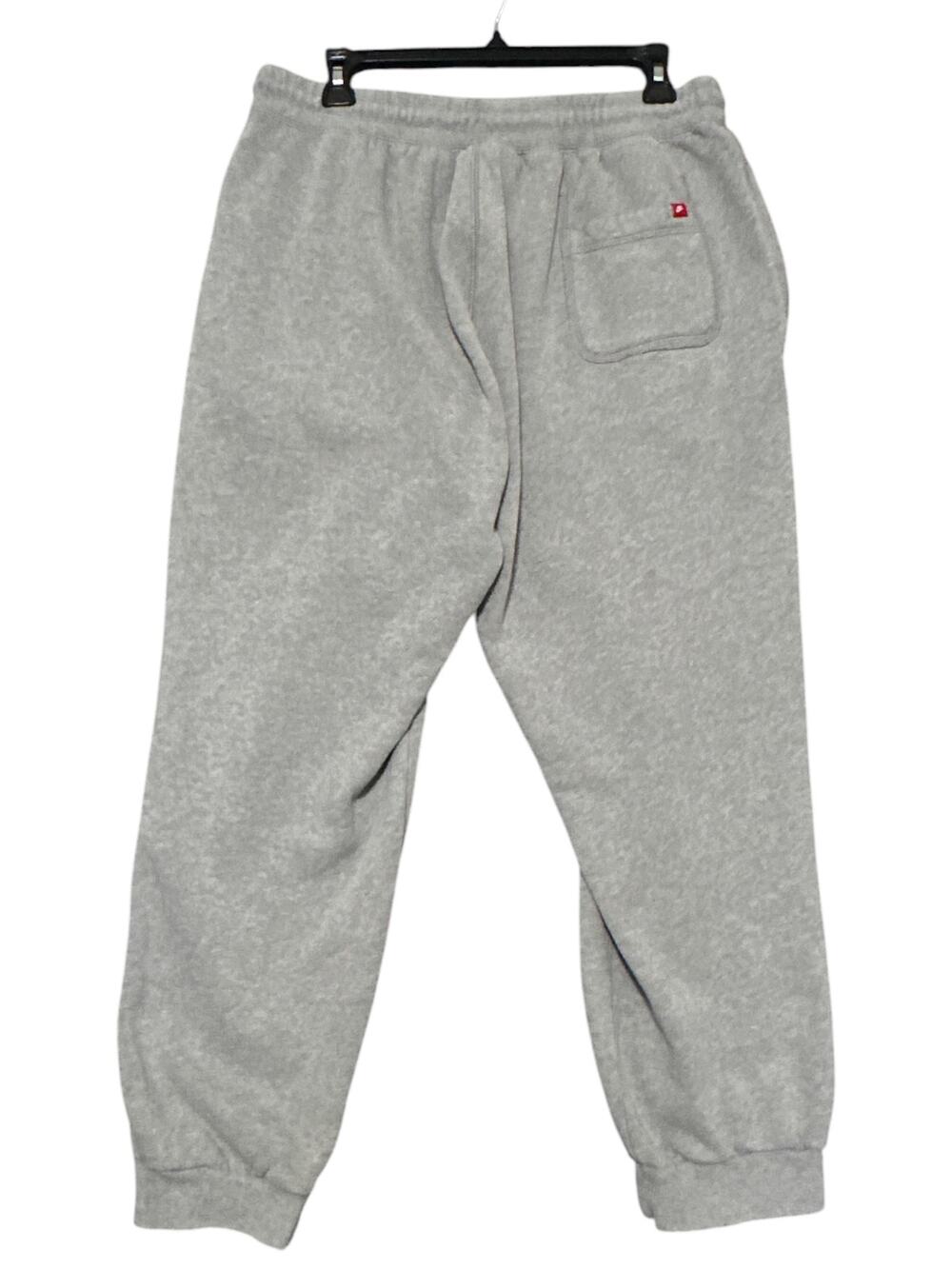 Nike AW77 Cuffed Fleece Sweatpants Heather Grey Drop Crotch Drawstring Men's XL